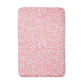 コーラルヒョウ印刷パターン バスマット (正面縦)