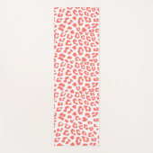 コーラルヒョウ柄 ヨガマット (正面)