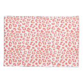 コーラルヒョウ柄 枕カバー (裏面-左)