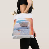 コーラルビュービーチトートバッグ トートバッグ (クローズアップ)