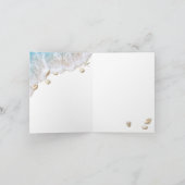 コーラルビーチウェーブサンディートゥーズサンキューカード カード (内部)