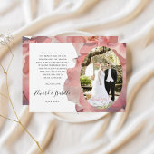 コーラルピエレガントンクフローラ写真ありがとう サンキューカード