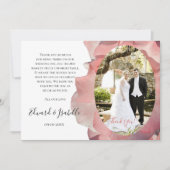 コーラルピエレガントンクフローラ写真ありがとう サンキューカード (正面)