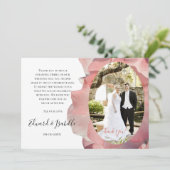 コーラルピエレガントンクフローラ写真ありがとう サンキューカード (スタンド正面)