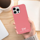 コーラルピミニマルンクモダンイニシャルモノグラム Case-Mate iPhone 14ケース<br><div class="desc">コーラルピミニマルンクモダンイニシャルモノグラムiPhoneケース</div>