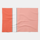 コーラルピモダンンク キッチンタオル (横)