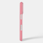 コーラルピンクのキャンディストライプ Case-Mate iPhoneケース (裏面 / 右)