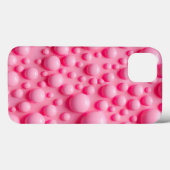 コーラルピンクの光沢ある泡のiPhoneケースアート Case-Mate iPhoneケース (裏面 (横))
