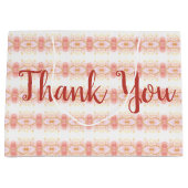 コーラルピンクの大抱き枕 ラージペーパーバッグ (正面)