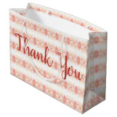 コーラルピンクの大抱き枕 ラージペーパーバッグ (裏面アングル)