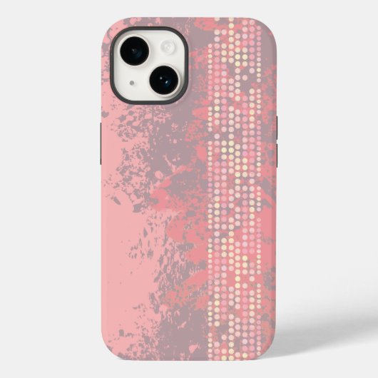 コーラルピンクの女の子サーフスタイルiphone case Case-Mate iPhoneケース (裏面)