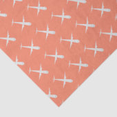 コーラルピンクの飛行機 薄葉紙 (詳細)