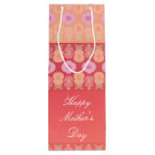 コーラルピンクアンドピーチ ワインギフトバッグ (裏面)