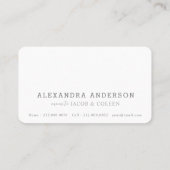 コーラルピンクイエローローズフローラモンマイビジネスカード コーリングカード (裏面)