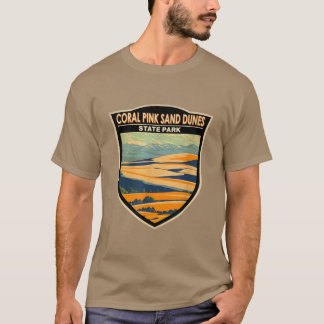コーラルピンクサンドデュネス州パークユタバッジビンタグ Tシャツ