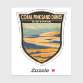 コーラルピンクサンドデュネス州パークユタヴィンテージ シール (シート)