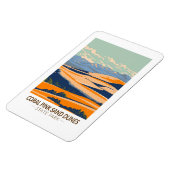 コーラルピンクサンドデュネス州パークユタヴィンテージ マグネット (左側)