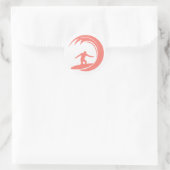 コーラルピンクサーフィン ラウンドシール (バッグ)