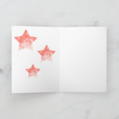 コーラルピンクスターズモダンシックフェスティバルカスタム文字 シーズンカード (内部)