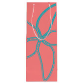 コーラルピンクスターフィッシュワイン抱き枕 ワインギフトバッグ (裏面)