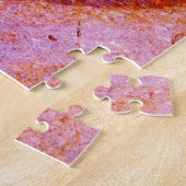 コーラルピンクハート ジグソーパズル (側面)