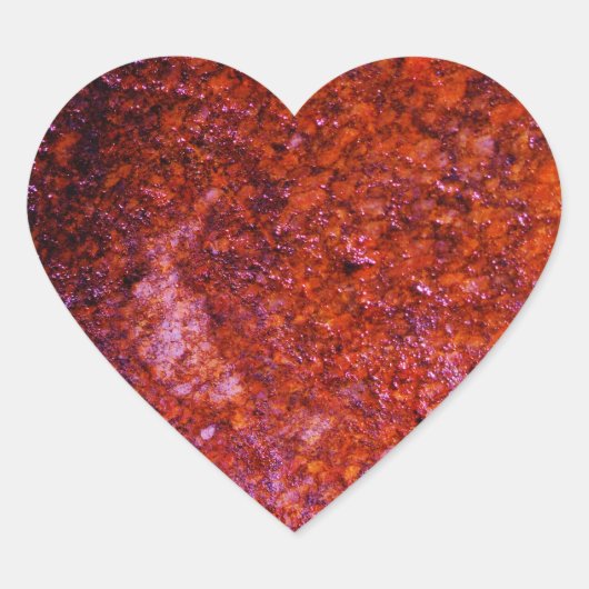 コーラルピンクハート ハートシール (正面)