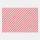 コーラルピンクファンキーレッドミントブルーグリーンスノーフレーク ラッピングペーパーシート (正面3)