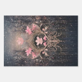 コーラルピンクプリンセス、王室のファンタジー ラッピングペーパーシート (正面2)