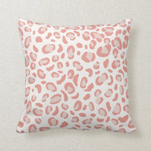 コーラルピンクレオパードアニマルプリント