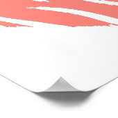 コーラルピンクワイルドハート ポスター (角)