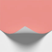 コーラルピンク光沢ラッピング紙 ラッピングペーパー (角)