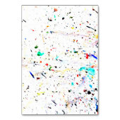 コーラルピンク蝶カントリーフローラ テーブルナンバー (裏面)