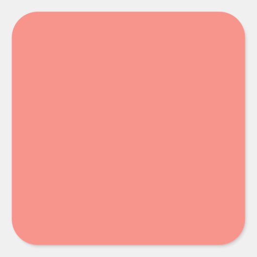コーラルピンク（大） スクエアシール (正面)