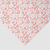 コーラルピーチかわいらしトロピカル春の花 薄葉紙 (詳細)