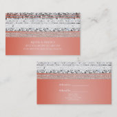 コーラルピーチきらきら光るディップシックRefer a Friend Card 紹介カード (正面/裏面)