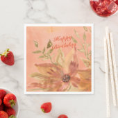 コーラルピーチウォーター色 スタンダードランチョンナプキン (インサイチュ)