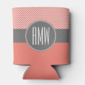 コーラルピーチグレイシボロンカスタムトリプルモノグラム 缶クーラー (裏面)