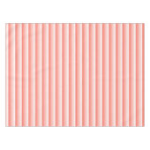 コーラルピーチシャドーストライプド テーブルクロス (正面(横))