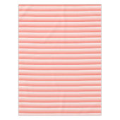 コーラルピーチシャドーストライプド テーブルクロス (正面)