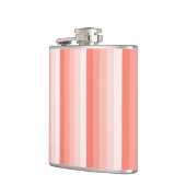 コーラルピーチシャドーストライプド フラスク (左)