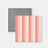 コーラルピーチシャドーストライプド マグネット (正面/裏面)