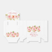 コーラルピーチダリア花の赤ちゃん感謝していシャワーあなた フェイバーボックス (折り畳みなし)