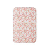 コーラルピーチトロピカルフラワーズ春園 バスマット (正面縦)