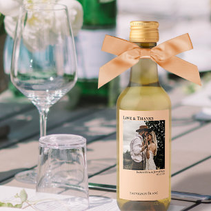 コーラルピ結婚ーチのフォトラブ&ミ感謝していニー ワインラベル