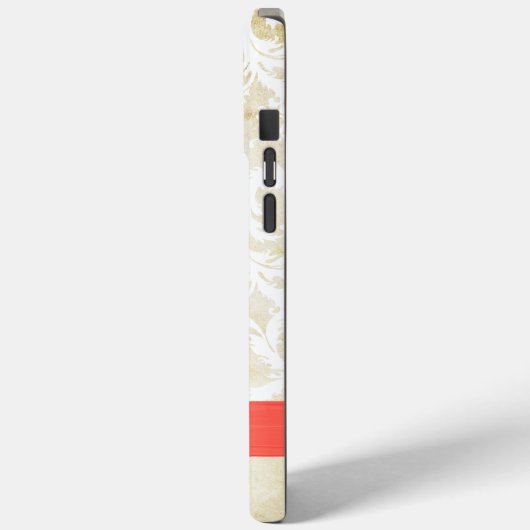 コーラルフェイクインパーソナライズされたストーンダマスクiPhone Case-Mate iPhoneケース (裏面 / 左)