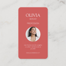 コーラルフォトソーシャルQRコード 名刺