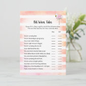 コーラルフラミストライプのンゴ旧妻テイルズシャワーカード 招待状 (スタンド正面)