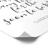 コーラルフラワーズ数キスブライダルシャワー ポスター (角)