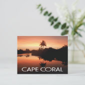 コーラルフロリダサンセット ポストカード (スタンド正面)