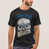コーラルフロリダ穴掘りフクロウ Tシャツ (正面)
